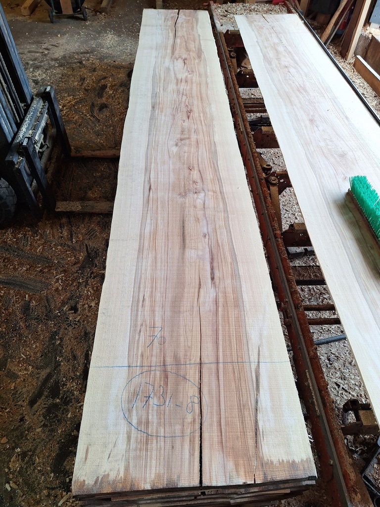 Plateau Hêtre 43 x 650-700 x 4200 mm de la boule 1731 - 8