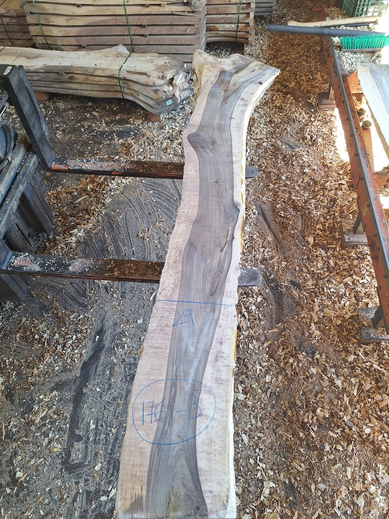 Plateau Noyer 43 x 290-400 x 2300 mm de la boule 1761 - 3