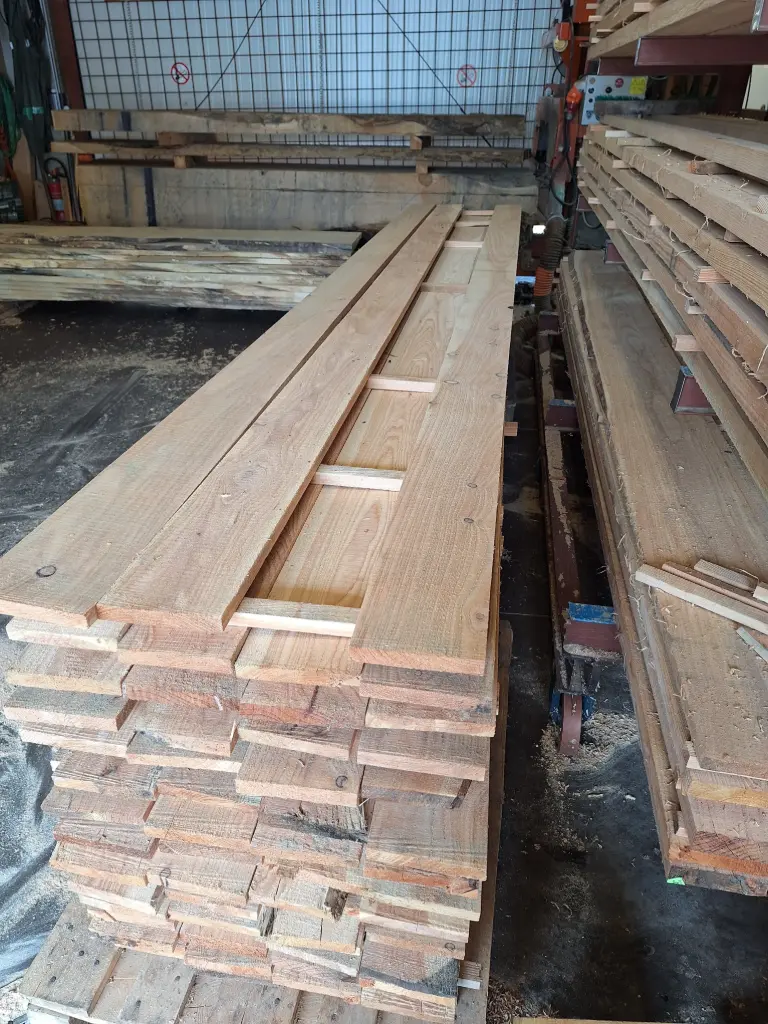 [SE-MEL-23x153x4000-Q2] Volige Mélèze Q2 - 23 x 153 x 4000 (Brut de sciage)