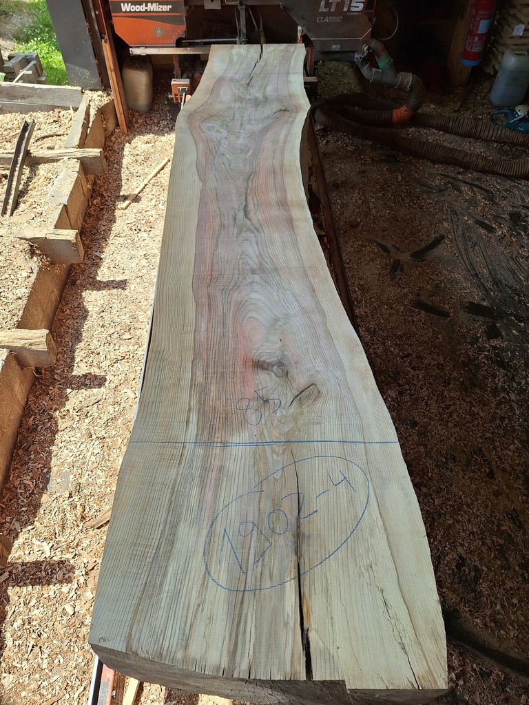 Plateau Frêne 63 x 680-850 x 4120 mm de la boule 1902 - 4