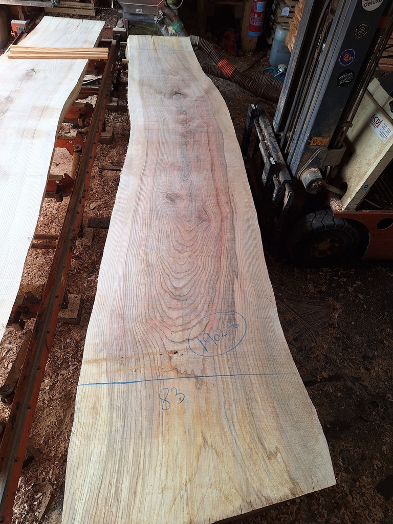 Plateau Frêne 63 x 610-830 x 4120 mm de la boule 1902 - 6