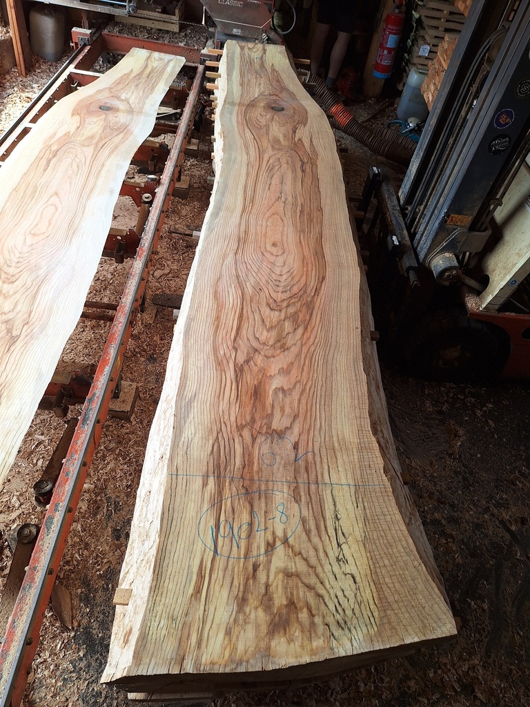 Plateau Frêne 63 x 450-620 x 4120 mm de la boule 1902 - 8