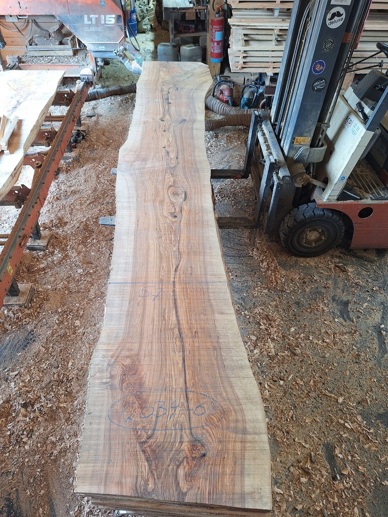 Plateau Frêne 43 x 570-600 x 4140 mm de la boule 2034 - 6