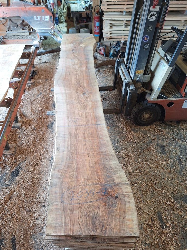 Plateau Frêne 43 x 520-600 x 4140 mm de la boule 2034 - 7