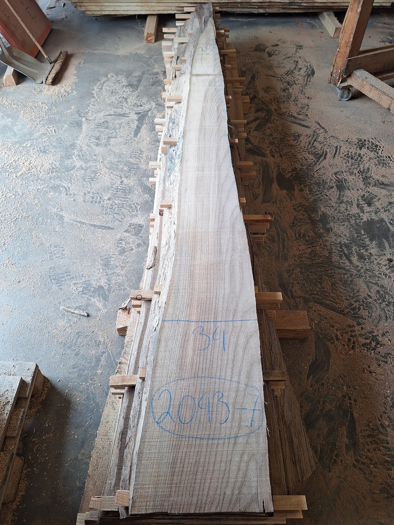 Plateau Orme 28 x 150-340 x 3700 mm de la boule 2043 - 7