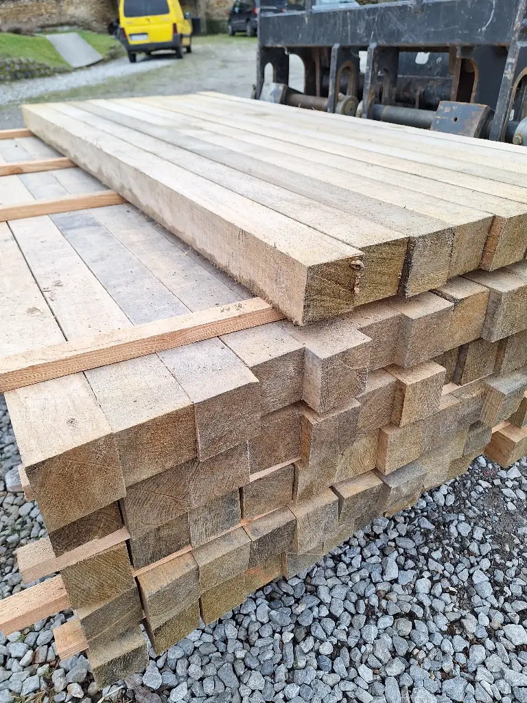 [SE-CHE-78x78x1900] Poteau Chêne Commun - 78 x 78 x 1900