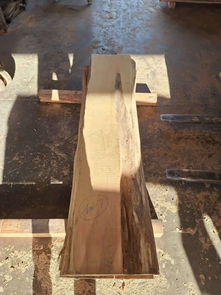 Plateau Robinier 53 x 250-350 x 1970 mm de la boule 100 - 7