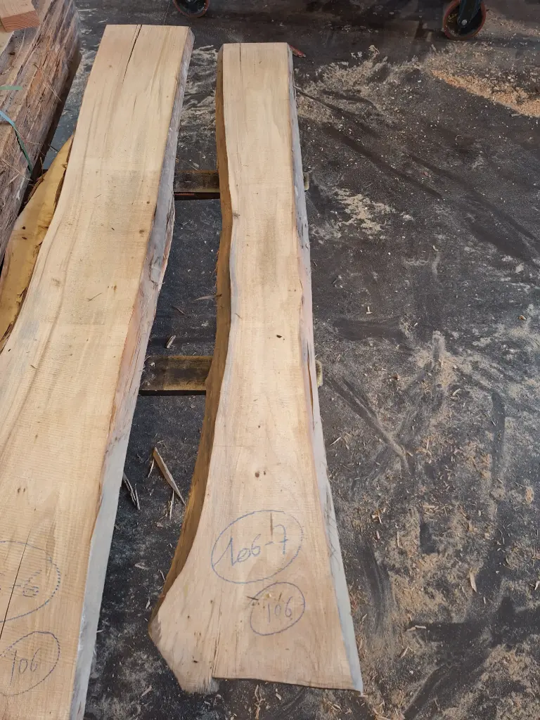 Plateau Tilleul 38 x 180-280 x 2020 mm de la boule 106 - 7