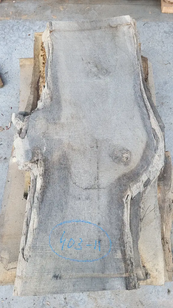 Plateau Chêne Commun 43 x 220-150 x 1180 mm de la boule 403 - 11