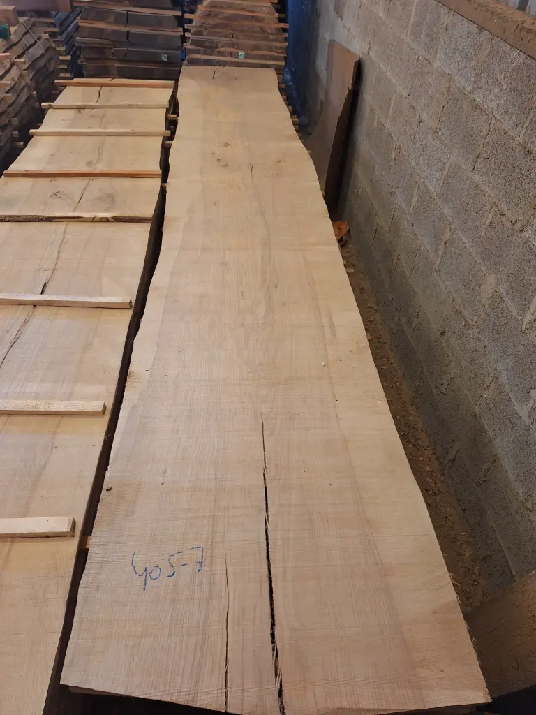 Plateau Frêne 43 x 720-830 x 4050 mm de la boule 405 - 7