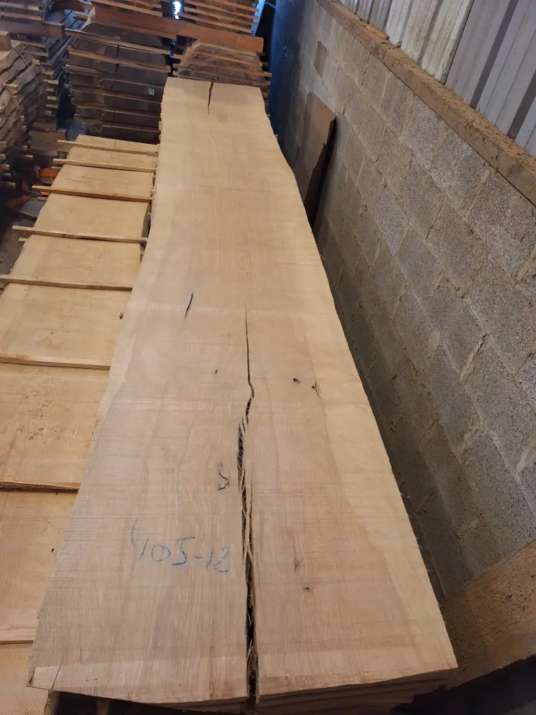 Plateau Frêne 43 x 760-840 x 4050 mm de la boule 405 - 12