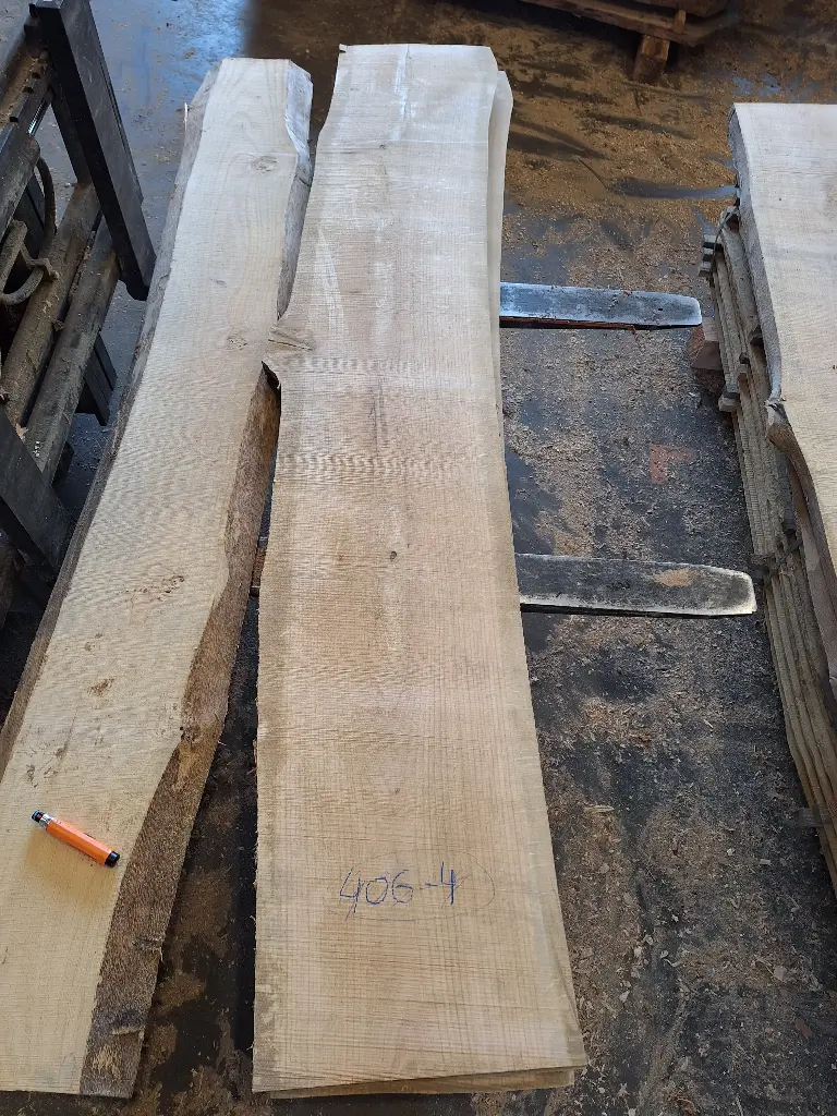 Plateau Chêne rouge 13 x 340-360 x 2150 mm de la boule 406 - 4