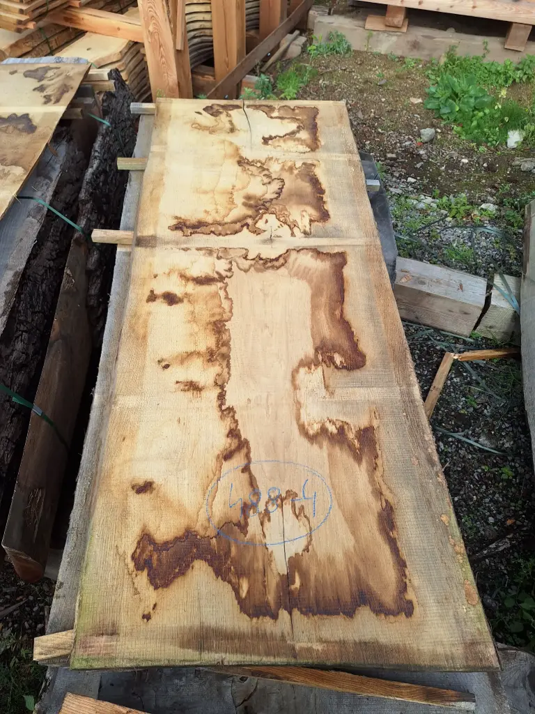 Plateau Chêne Commun 43 x 670-720 x 1880 mm de la boule 488 - 4