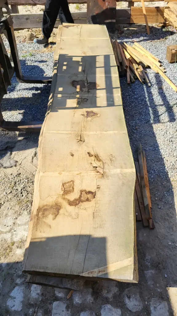 [PL-CHE-535-9] Plateau Chêne Commun 48 x 690-600 x 3800 mm de la boule 535 - 9