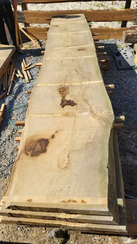 Plateau Chêne Commun 48 x 650-520 x 3800 mm de la boule 535 - 10