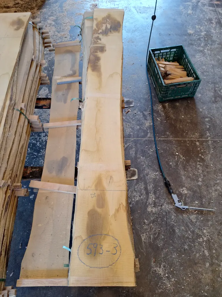 Plateau Chataigner 18 x 230-250 x 2100 mm de la boule 593 - 3