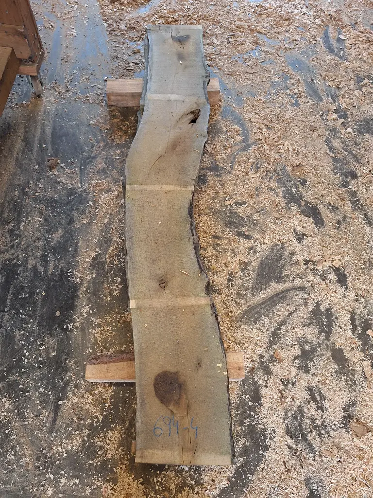 Plateau Chêne Commun 28 x 260-310 x 2030 mm de la boule 694 - 4