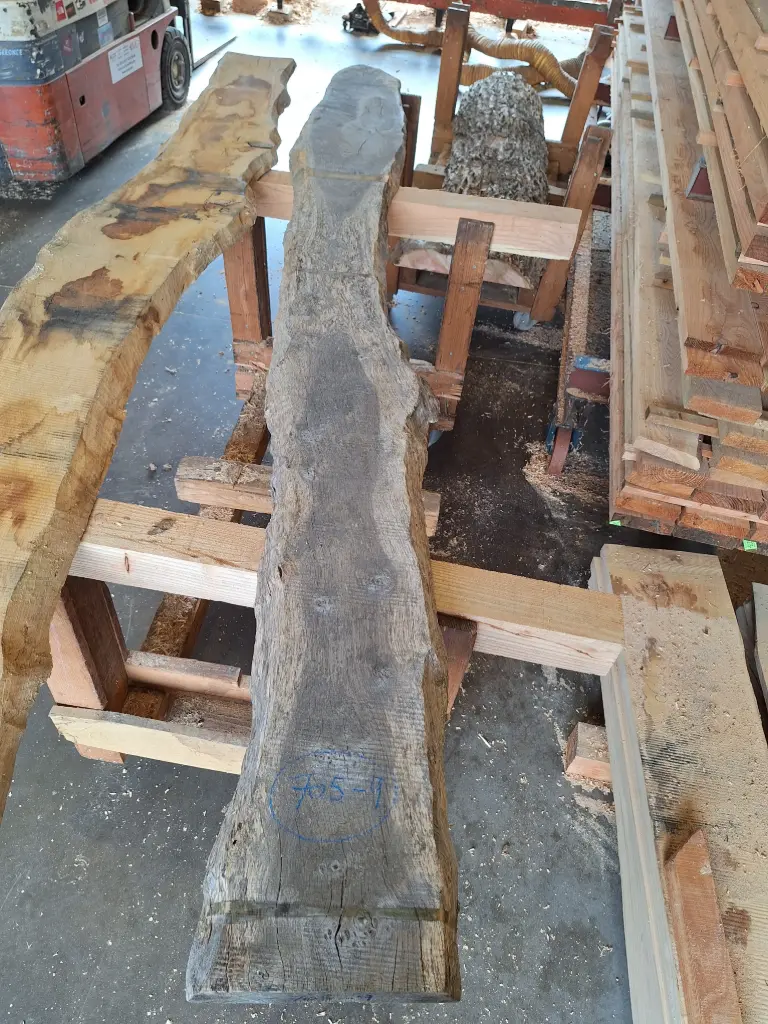 Plateau Chêne Commun 43 x 220-240 x 3000 mm de la boule 705 - 9