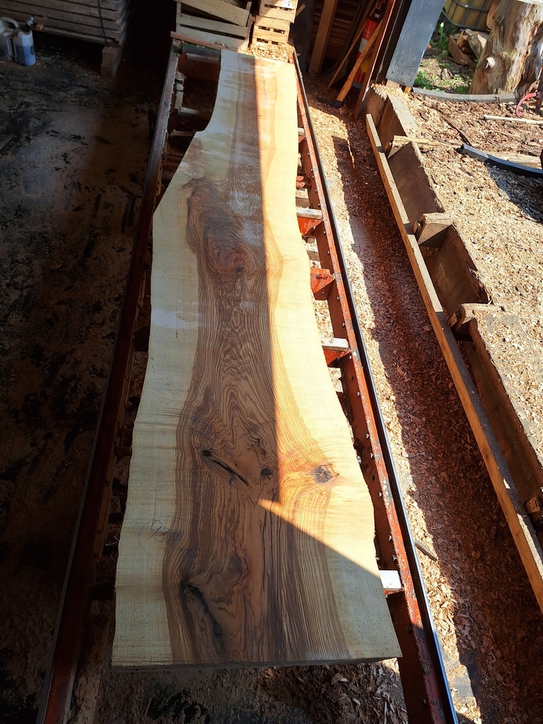 Plateau Frêne 53 x 530-710 x 4000 mm de la boule 938 - 6