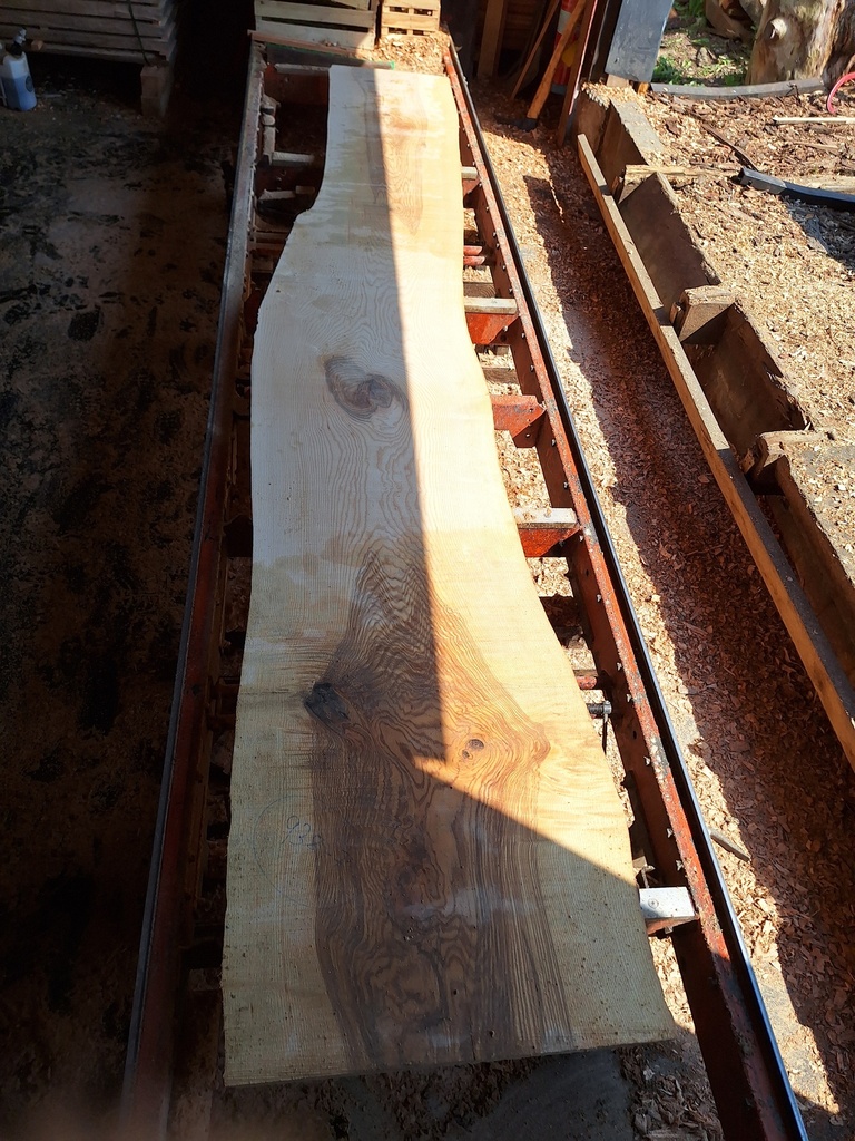 Plateau Frêne 53 x 500-680 x 4000 mm de la boule 938 - 7