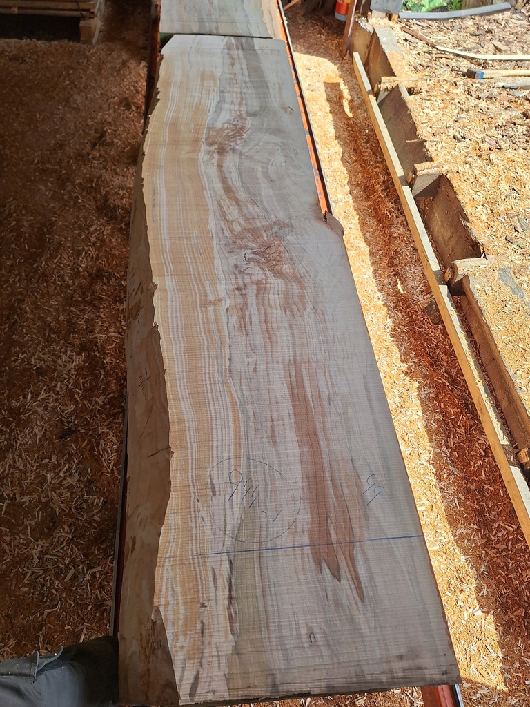 Plateau Hêtre 103 x 460-490 x 2000 mm de la boule 944 - 1