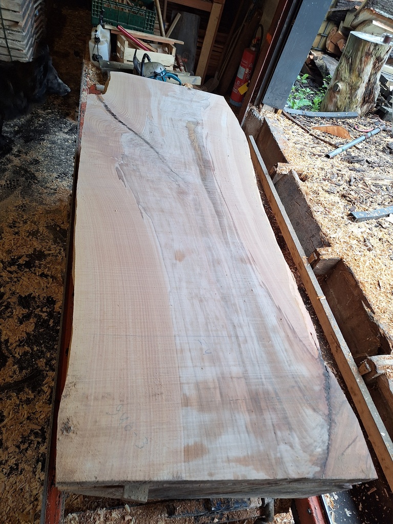 Plateau Hêtre 83 x 740-860 x 2180 mm de la boule 946 - 3