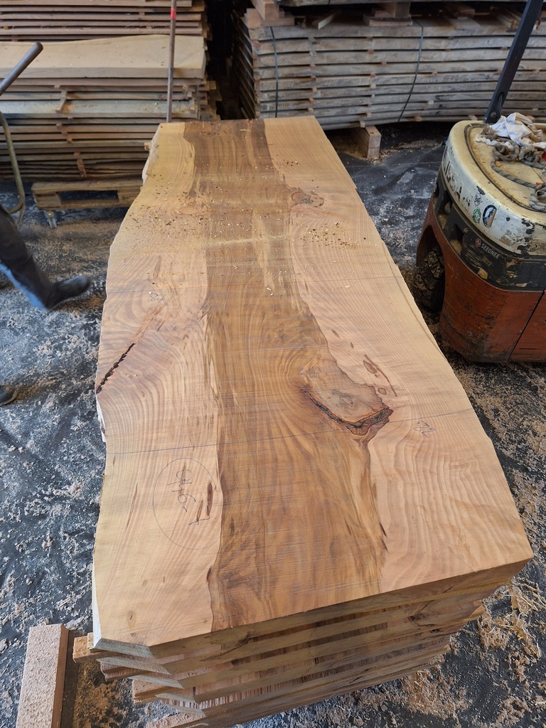 Plateau Hêtre 83 x 820-870 x 2180 mm de la boule 946 - 7