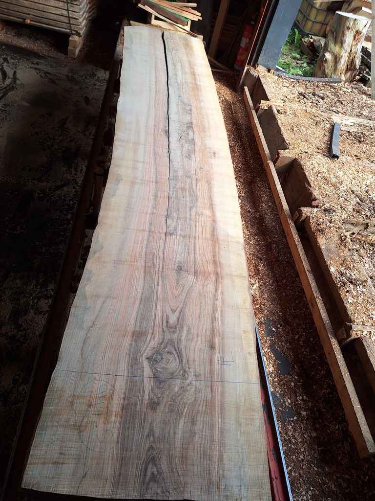 Plateau Frêne 43 x 710-770 x 3960 mm de la boule 947 - 5