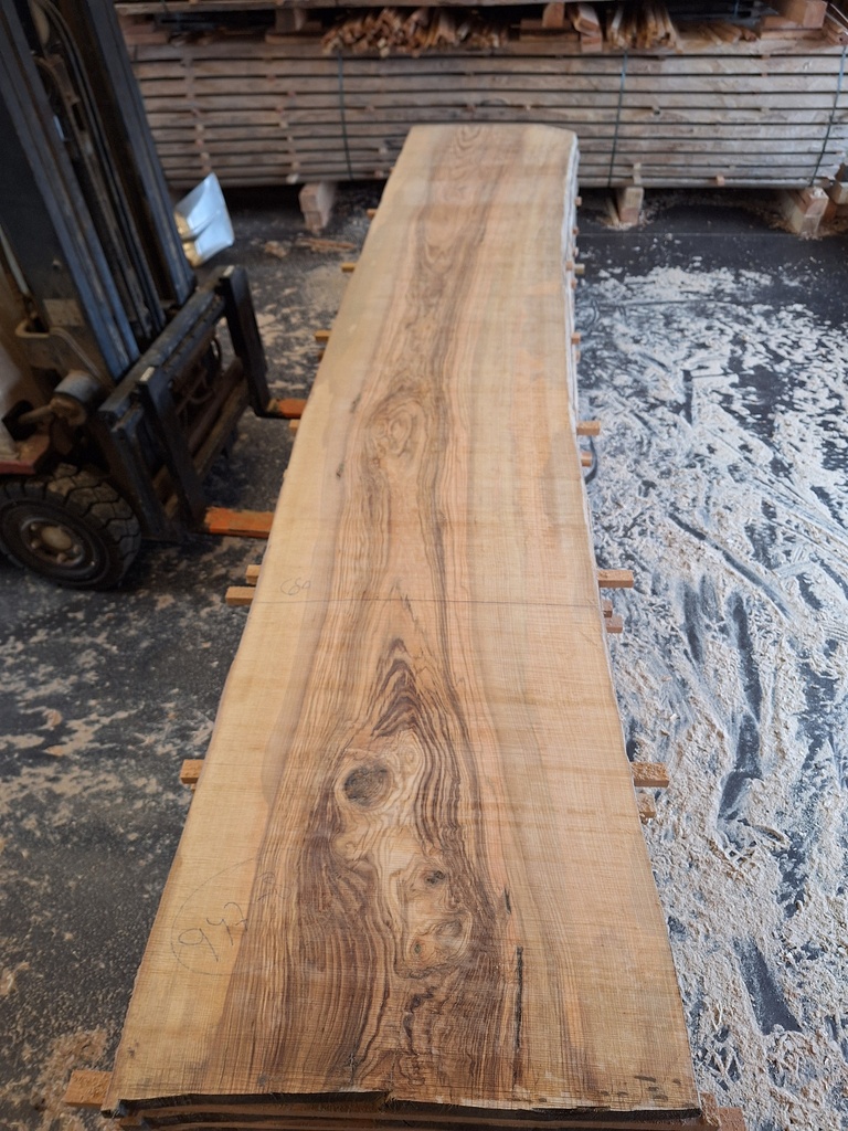 Plateau Frêne 43 x 660-740 x 3960 mm de la boule 947 - 8