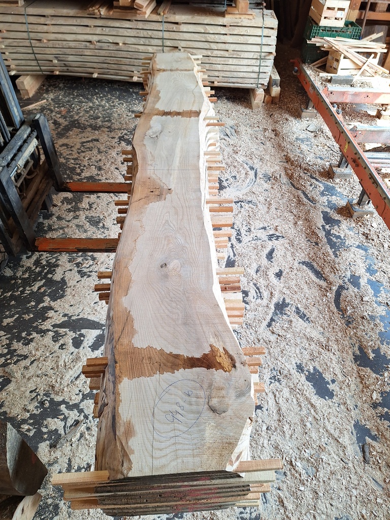 Plateau Frêne 28 x 340-400 x 3800 mm de la boule 948 - 10