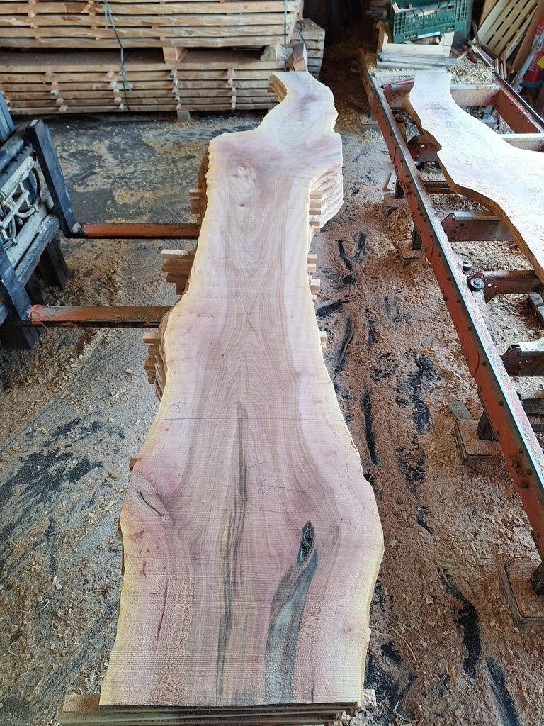 Plateau Platane 18 x 280-540 x 4000 mm de la boule 970 - 7