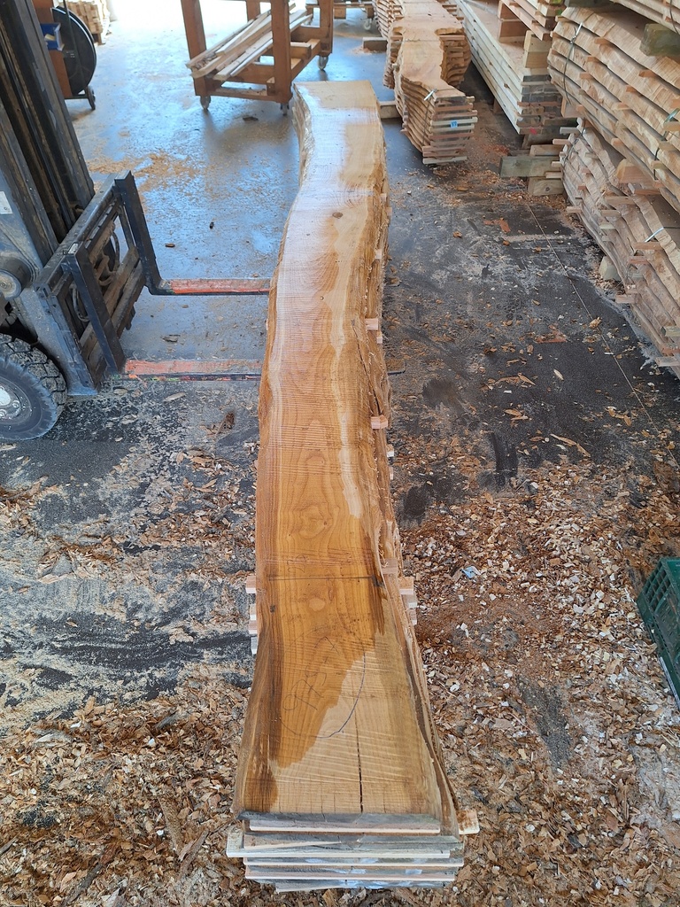 Plateau Merisier 38 x 230-370 x 4000 mm de la boule 975 - 7