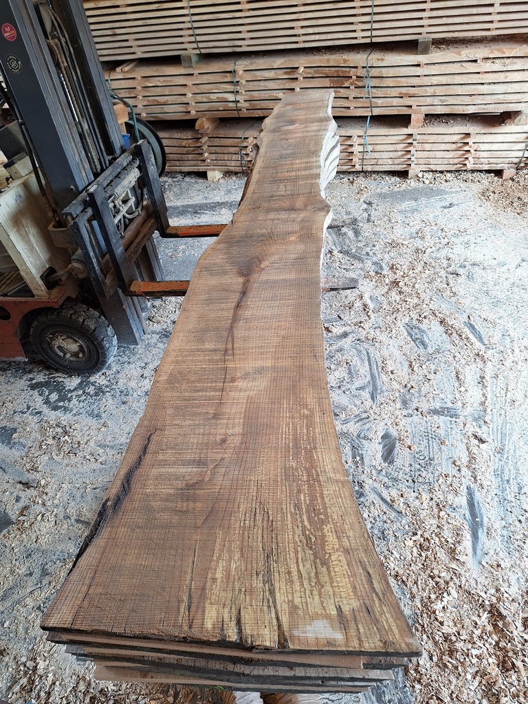 Plateau Frêne 43 x 360-530 x 3450 mm de la boule 977 - 5