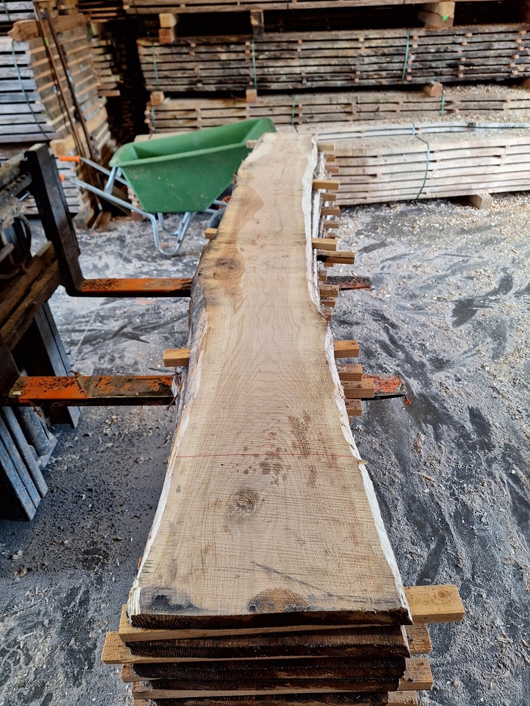 Plateau Chêne Rouge 28 x 240-260 x 2110 mm de la boule 991 - 8