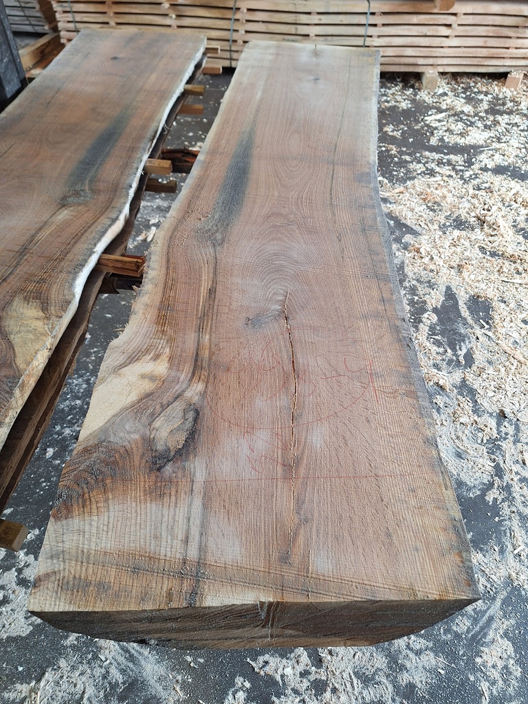 Plateau Chêne Rouge 43 x 450-520 x 1950 mm de la boule 998 - 4