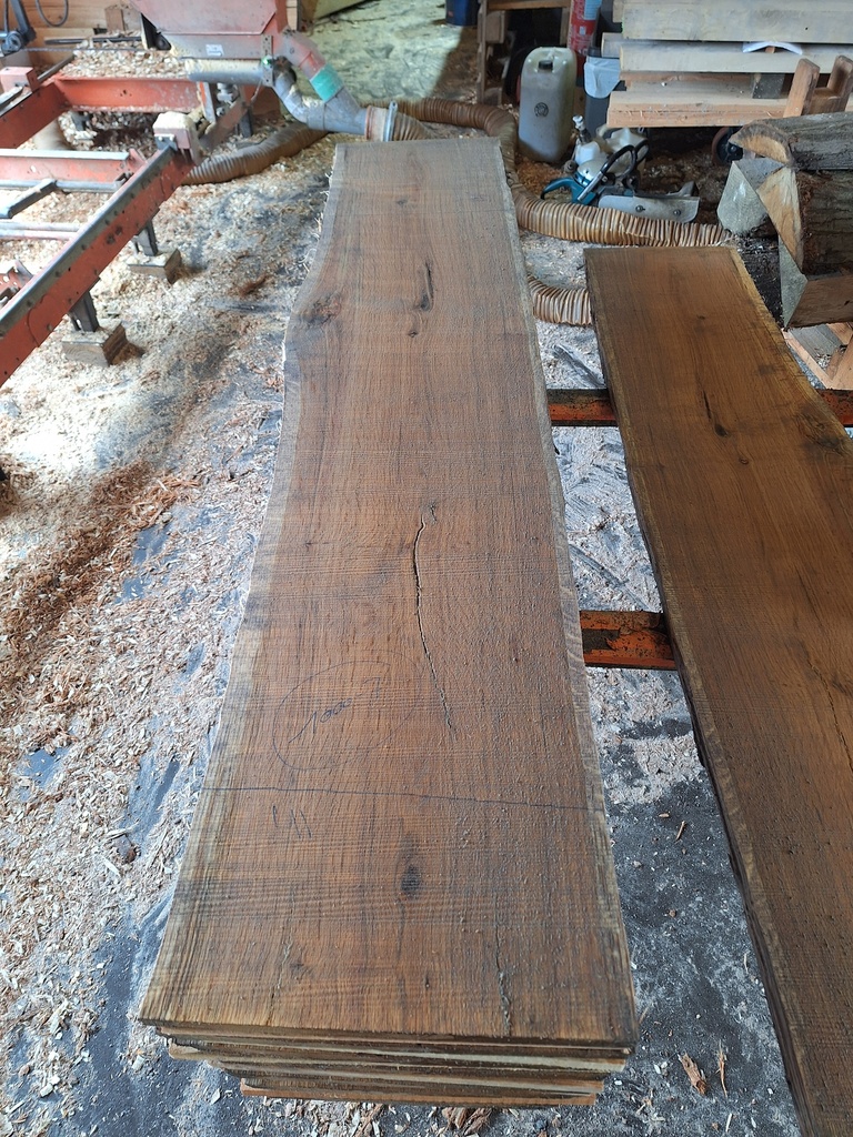 Plateau Chêne Rouge 28 x 410-410 x 1950 mm de la boule 1000 - 7