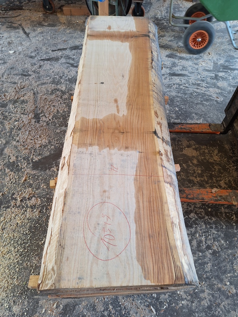 Plateau Chêne Rouge 83 x 410-470 x 1980 mm de la boule 1054 - 5