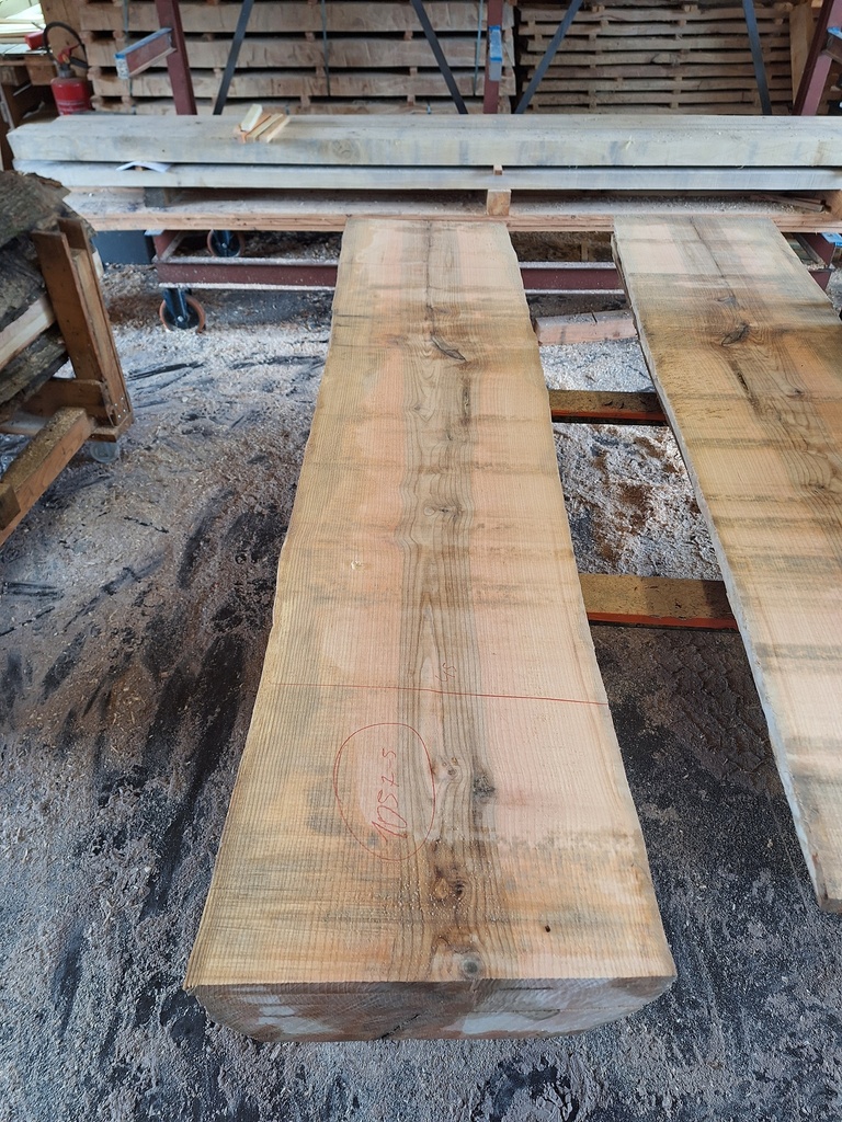 Plateau Frêne 28 x 450-460 x 2040 mm de la boule 1057 - 5