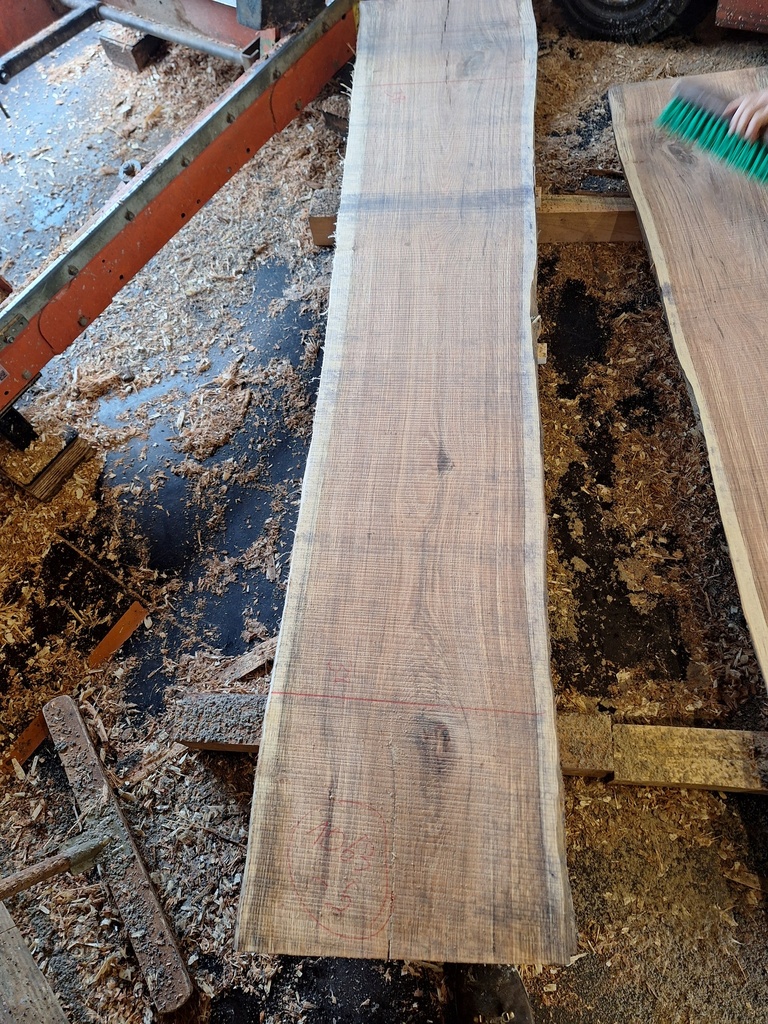 Plateau Chêne Rouge 43 x 380-380 x 1970 mm de la boule 1063 - 5