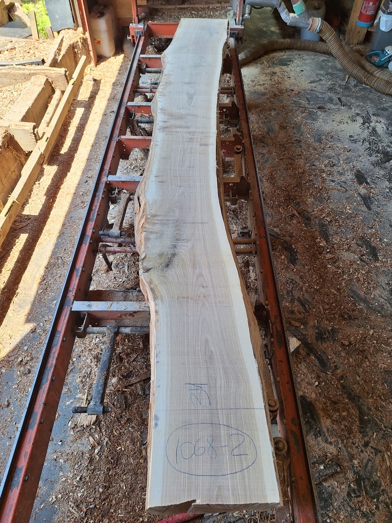 Plateau Chêne Commun 43 x 340-480 x 4030 mm de la boule 1068 - 2