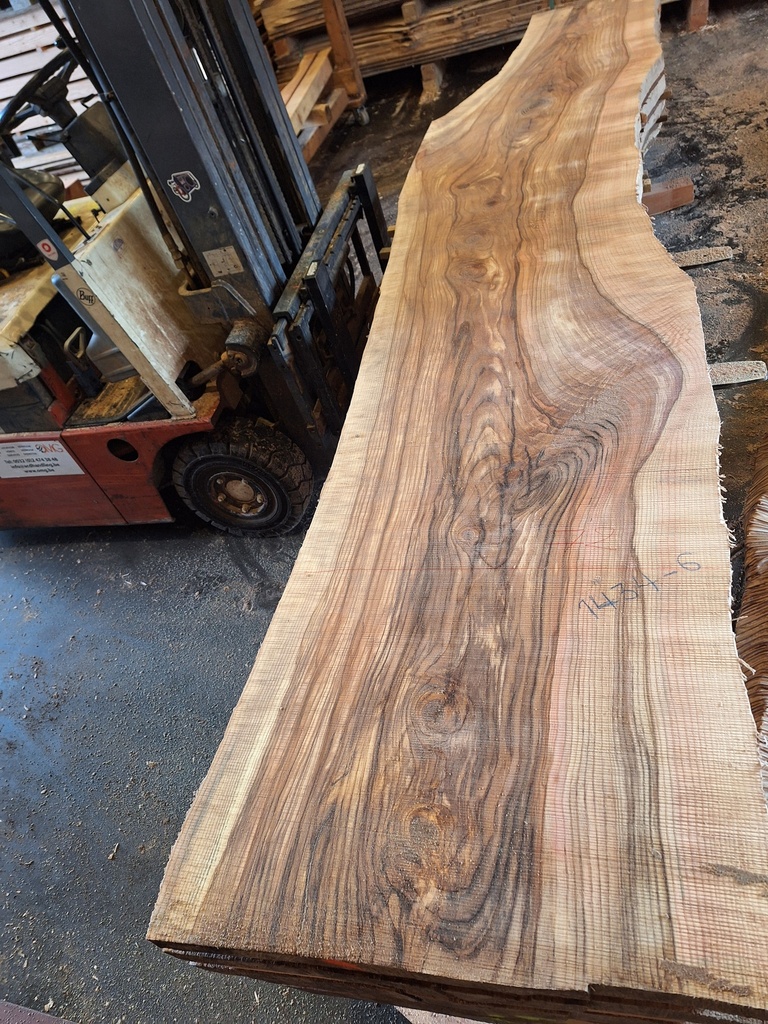 Plateau Frêne 53 x 550-720 x 4090 mm de la boule 1434 - 6