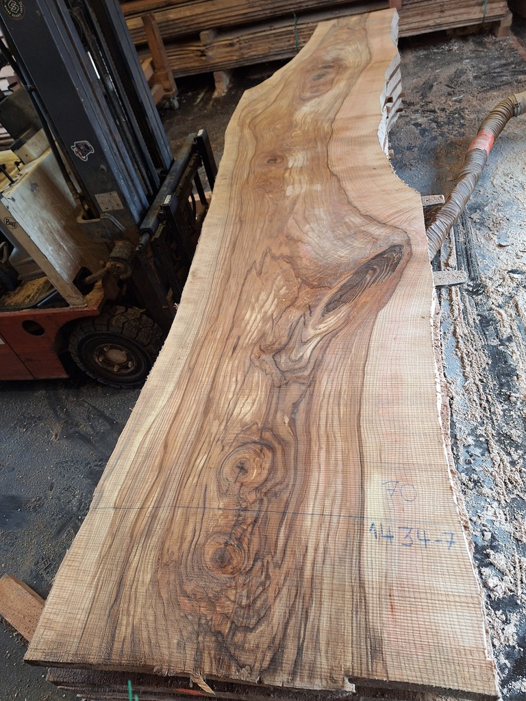 Plateau Frêne 53 x 500-700 x 4090 mm de la boule 1434 - 7