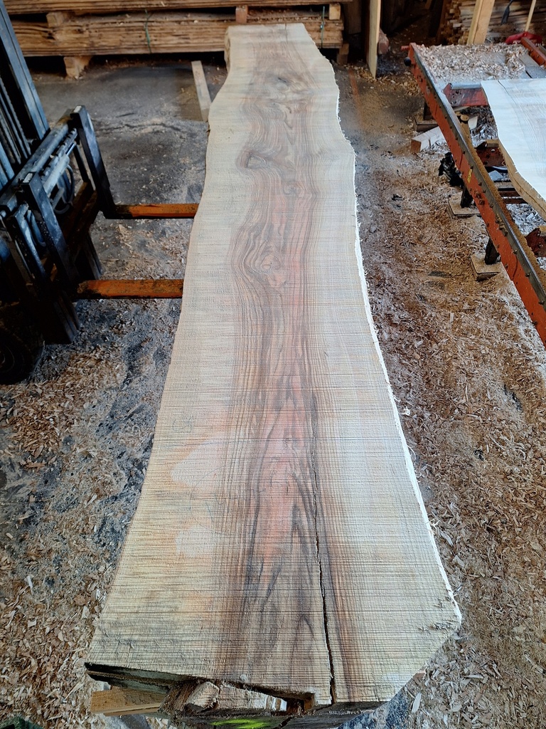 Plateau Frêne 53 x 520-560 x 3950 mm de la boule 1440 - 6