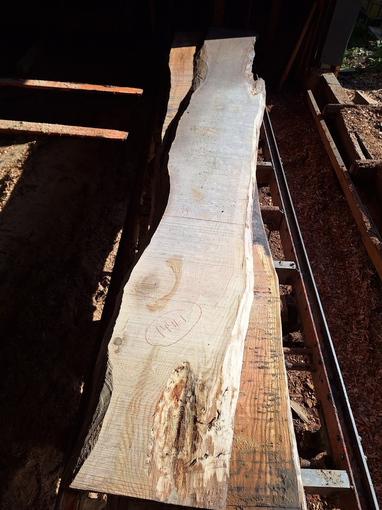 Plateau Chêne Rouge 43 x 360-450 x 4000 mm de la boule 1441 - 1