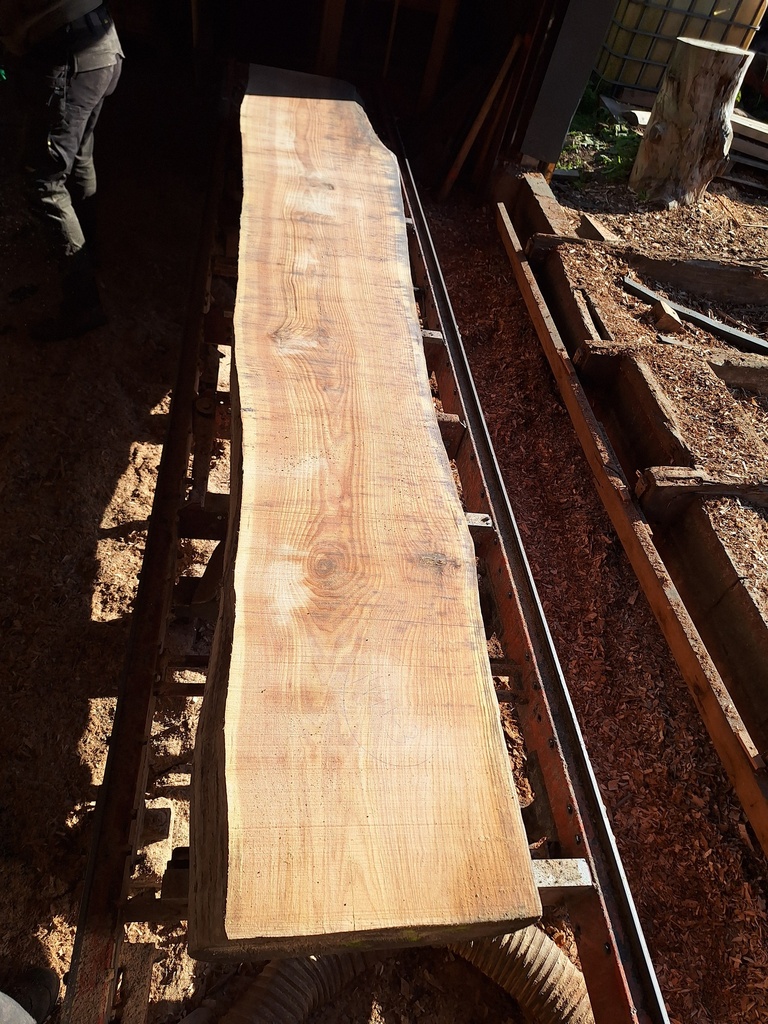 Plateau Chêne Rouge 43 x 500-650 x 4000 mm de la boule 1441 - 3