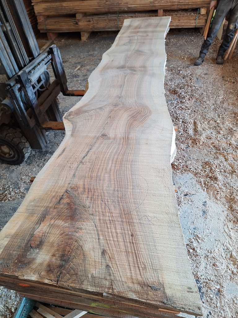 Plateau Frêne 53 x 620-740 x 4000 mm de la boule 1442 - 5