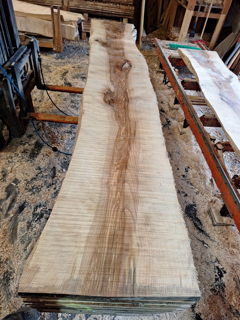 Plateau Frêne 43 x 560-620 x 4000 mm de la boule 1443 - 7