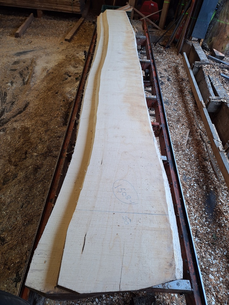 Plateau Erable 53 x 340-500 x 4100 mm de la boule 1508 - 1