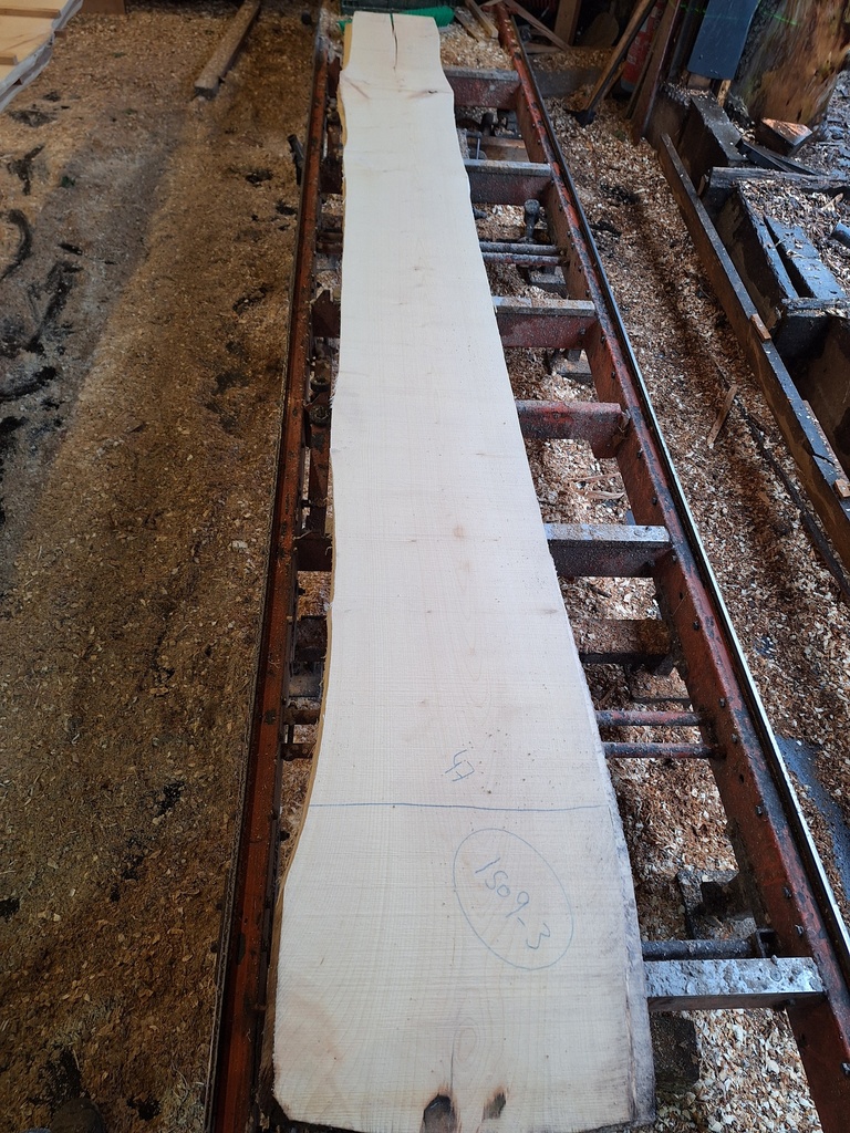 Plateau Erable 43 x 360-470 x 4120 mm de la boule 1509 - 3