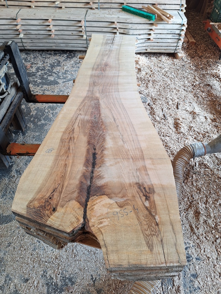 Plateau Frêne 43 x 500-800 x 2300 mm de la boule 955B - 4